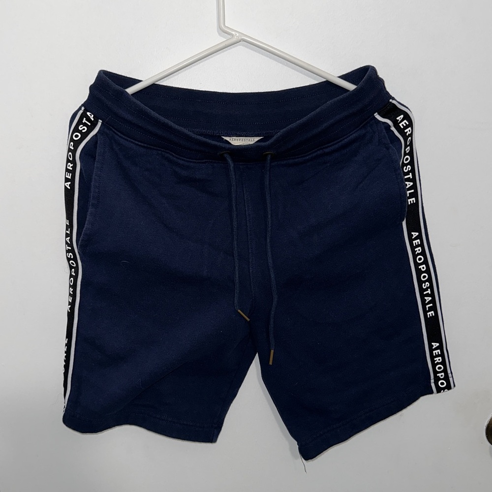 Small aeropostal navy blue sweat shorts